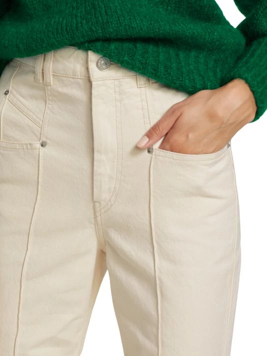 Isabel Marant Niroka Pleated Denim Pants 7 Isabel Marant Niroka Pleated Denim Pants - Image 5