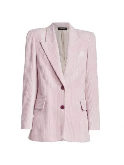 Isabel Marant Malyake Peaked Corduroy Blazer