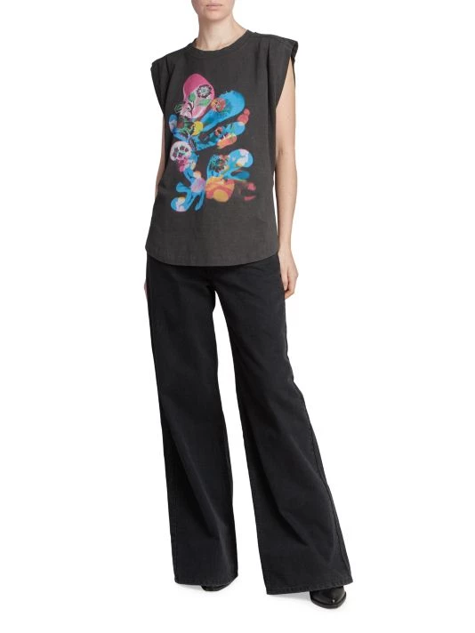 Isabel Marant Zutteni Graphic Muscle Tee 4 Isabel Marant Zutteni Graphic Muscle Tee - Image 2