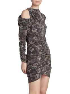 Isabel Marant Tosca Gathered Paisley Silk Minidress 11 Isabel Marant Tosca Gathered Paisley Silk Minidress -Outlet Isabel Marant Store unnamed file 828