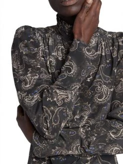 Isabel Marant Lamia Paisley Silk Button-Front Blouse 13 Isabel Marant Lamia Paisley Silk Button-Front Blouse -Outlet Isabel Marant Store unnamed file 852