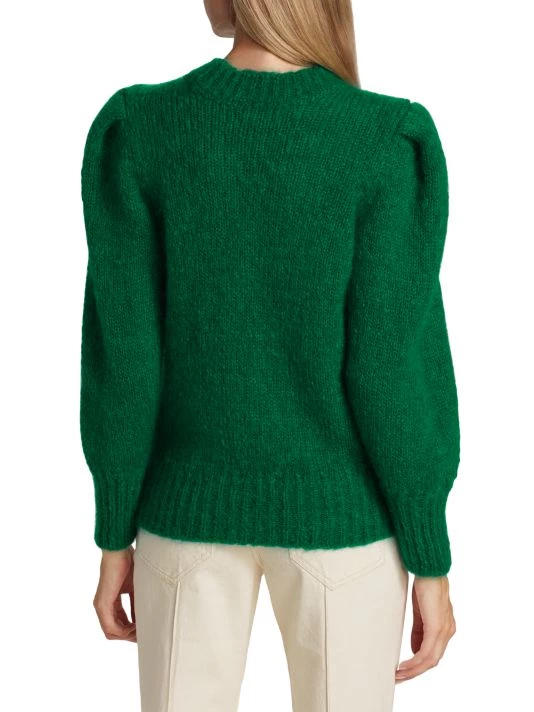 Isabel Marant Emma Puff-Sleeve Crewneck Sweater 6 Isabel Marant Emma Puff-Sleeve Crewneck Sweater - Image 4