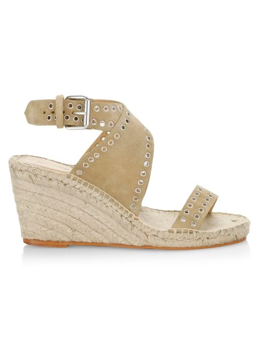 Isabel Marant Iriane Suede Wedge Espadrilles Faded Black 5 Isabel Marant Iriane Suede Wedge Espadrilles Faded Black - Image 3