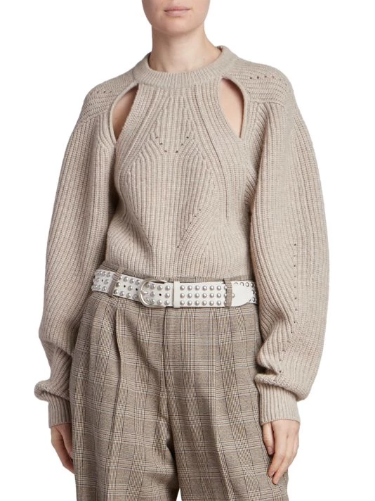 Isabel Marant Palma Wool & Cashmere Knit Cut-Out Sweater 5 Isabel Marant Palma Wool & Cashmere Knit Cut-Out Sweater - Image 3