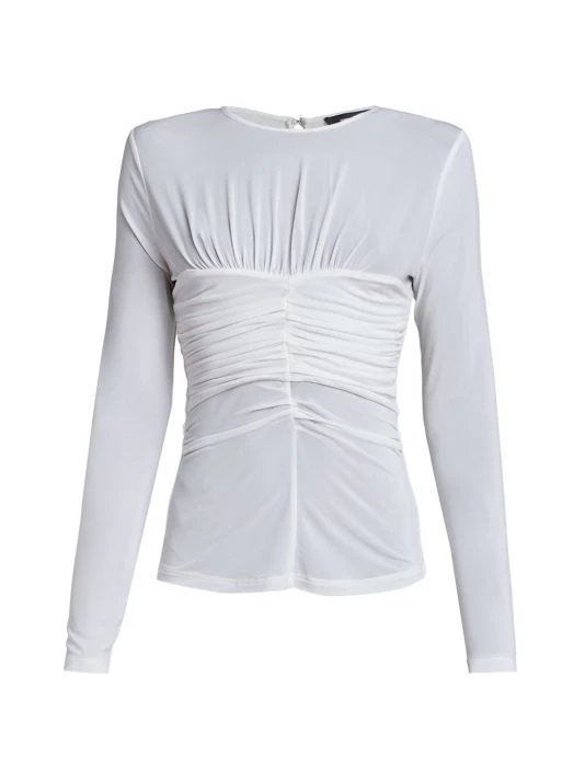 Isabel Marant Jalila Ruched Jersey Top Black 4 Isabel Marant Jalila Ruched Jersey Top Black - Image 2