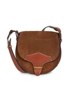 Isabel Marant Botsy Suede Saddle Bag Cognac -Outlet Isabel Marant Store unnamed file 903