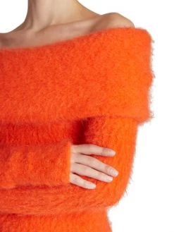 Isabel Marant Aria Off-The-Shoulder Knit Sweaterdress -Outlet Isabel Marant Store unnamed file 909