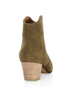 Isabel Marant Dicker Suede Western Booties Faded Black -Outlet Isabel Marant Store unnamed file 919