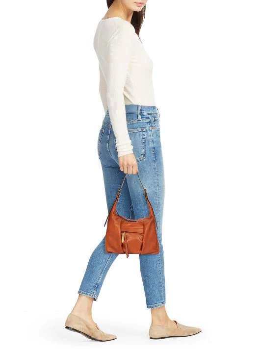 Isabel Marant Mini Niamey Leather Hobo Bag Black Gold 4 Isabel Marant Mini Niamey Leather Hobo Bag Black Gold - Image 2