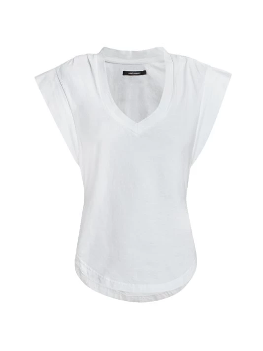 Isabel Marant Zofia Cotton Top White 5 Isabel Marant Zofia Cotton Top White - Image 3