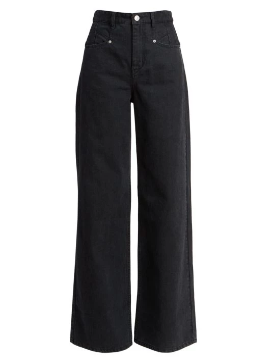 Isabel Marant Lemony High-Rise Wide-Leg Jeans 3 Isabel Marant Lemony High-Rise Wide-Leg Jeans