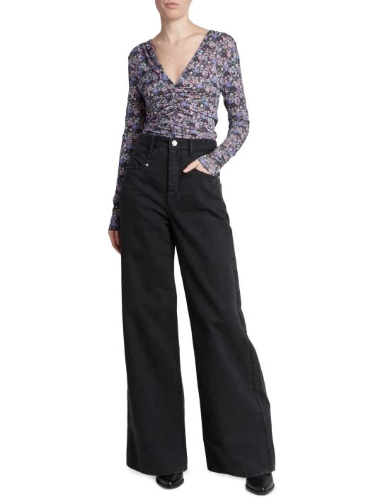 Isabel Marant Lemony High-Rise Wide-Leg Jeans 4 Isabel Marant Lemony High-Rise Wide-Leg Jeans - Image 2