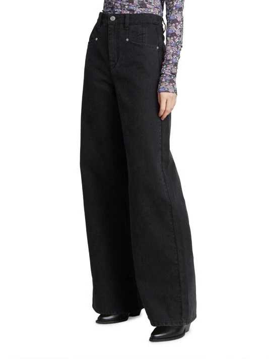 Isabel Marant Lemony High-Rise Wide-Leg Jeans 6 Isabel Marant Lemony High-Rise Wide-Leg Jeans - Image 4