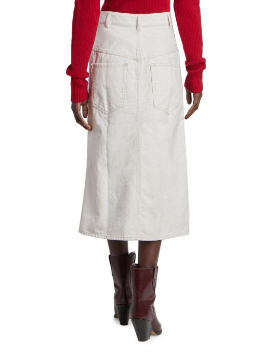 Isabel Marant Dipoma Denim Midi-Skirt 7 Isabel Marant Dipoma Denim Midi-Skirt - Image 5