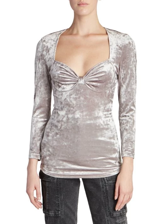 Isabel Marant Gubaia Velvet Blouse 5 Isabel Marant Gubaia Velvet Blouse - Image 3