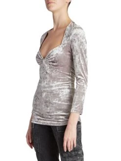 Isabel Marant Gubaia Velvet Blouse 11 Isabel Marant Gubaia Velvet Blouse -Outlet Isabel Marant Store unnamed file 986